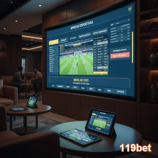 Ilustração de Acesse o cassino online 119bet com login ágil e seguro